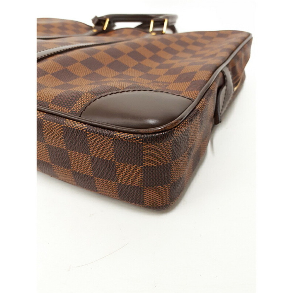Louis Vuitton Damier Ebene Brown PDV Porte Document Voyage Business Bag - Picture 5 of 9
